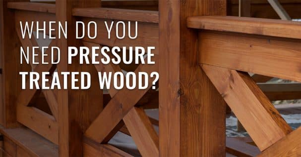 pressure treated wood